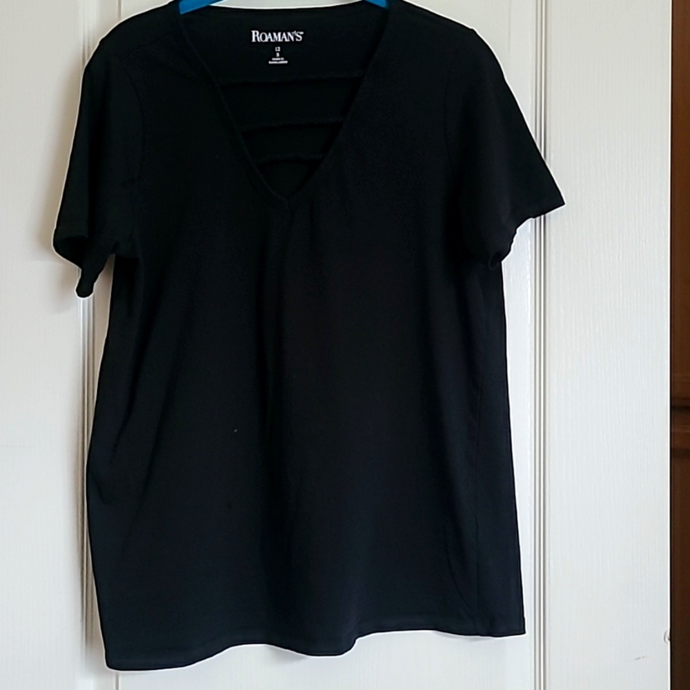 Woman's size 12 black shirt